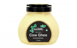 Nutrimoo Cow Ghee Clarified Butter  Plastic Jar  1 litre
